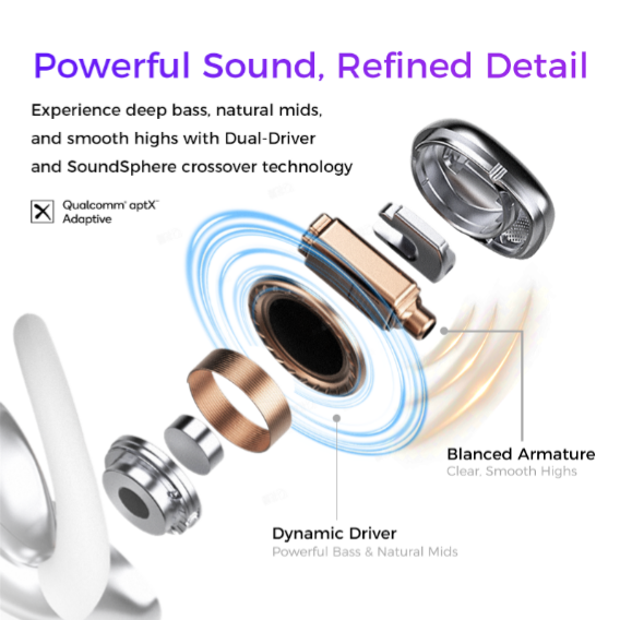 REAL YOUNG JWS Earphones H700